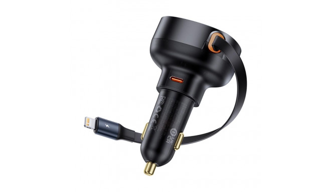 Baseus Enjoyment Pro Car Charger PD car charger 1x USB-C port 55W with cable black