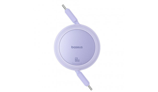 Baseus Free2Pull Mini Charging Cable USB-C to USB-C 60W 1m Nebula Purple