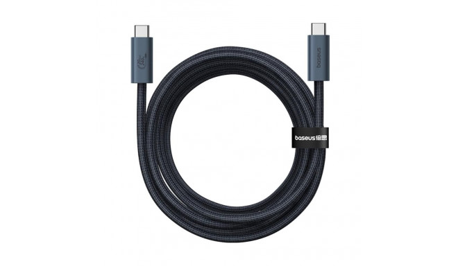 Baseus Flash 2 USB4 Full-Featured Charging Cable USB-C to USB-C 240W 5.9ft Cluster Black