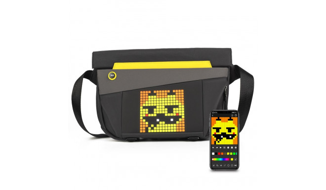 Divoom Pixoo Sling Bag V Premium Laikapstākļu izturīga soma  ar Led Pixel Art Displeju & App vadību 