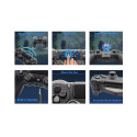 GameBox C1 Mängu konsool 4 / PC juhtmevaba Bluetoothi puldiga topeltmootoriga vibratsioon Must