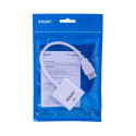 Savio CL-27B video cable adapter 0.1 m HDMI Type A (Standard) VGA (D-Sub) White