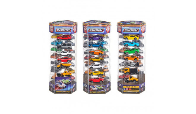 TEAMSTERZ metallist autode komplekt, 7cm, 20tk