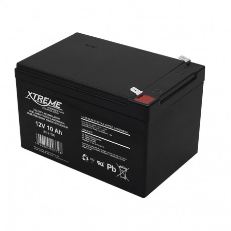 82-215# Akumulator żelowy 12v 10ah xtreme 153x75x99_6,5