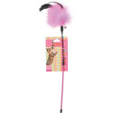 CAT TOY FEATHER FISHING ROD AS