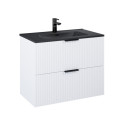 WASHBASIN SKAPPA 80 CERAM BLACK MATT