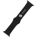 Fusion Accessories 38 / 40 / 41 /mm Black Silicone Strap S / M