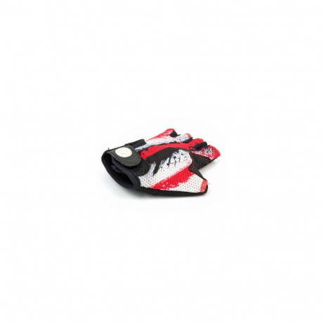 Author Gloves Junior X6 s/f, L, Red/white/black
