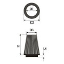 Gaisa filtrs Green Filters K1.100