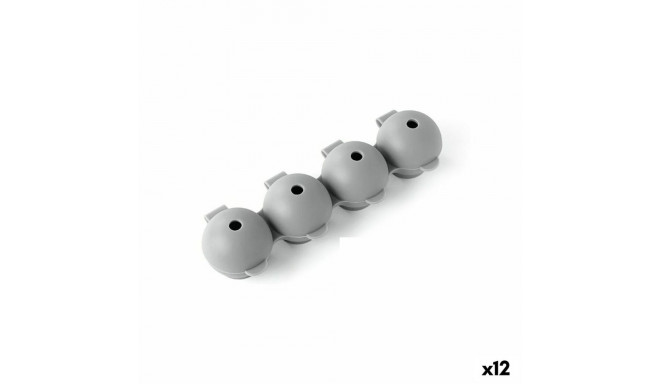 Jääkuubiku Vorm Quttin Sfääriline Silikoon 22 x 7 x 5 cm (12 Ühikut)