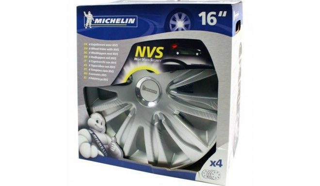 Hubcap Michelin Grey Silver 16" 4 Pieces