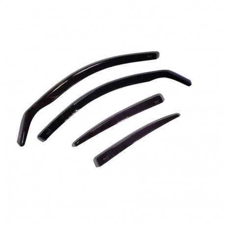 Wind deflector HEKO HO23604 4 Pieces Frontal Rear