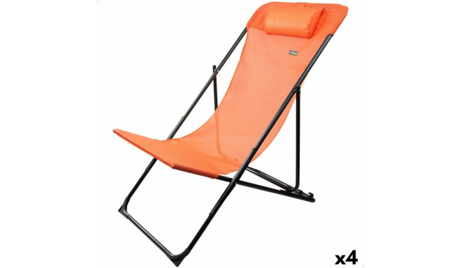 Reguleeritav lamamistool Aktive Oranž 53 x 87 x 78 cm (4 Ühikut)