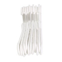 Apģērbu pakaramo komplekts Dem Balts Plastmasa 12 Daudzums 38 x 17,5 cm (8 gb.)