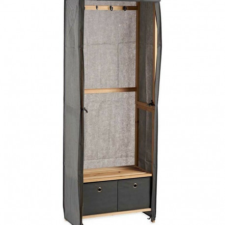 Riidenagi Kipit MH18002H MH18002H Hall Puit Kangas 31,5 x 58 x 168 cm