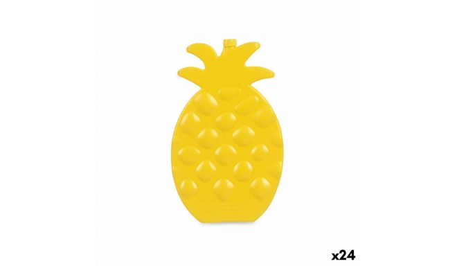 Bottle Cooler Pineapple Yellow Plastic (200 ml) (1,5 x 20 x 13 cm) (24 Units)