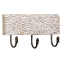 Wall mounted coat hanger 30,5 x 8 x 16 cm Metal Wood