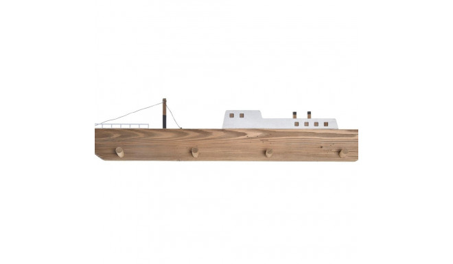 Wall mounted coat hanger DKD Home Decor 91 x 8,5 x 20 cm Natural Wood Barco