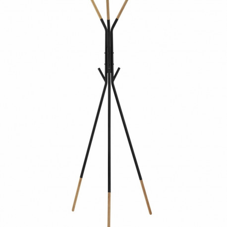 Mütsialus DKD Home Decor Must Naturaalne Teras Plastmass Loft 65 x 65 x 179 cm