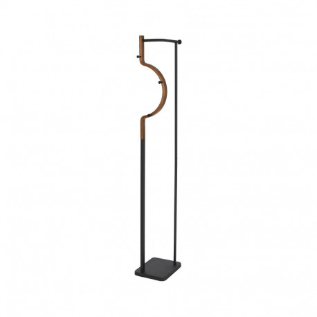 Hat stand Home ESPRIT Brown Black Wood Metal 20 x 20 x 172 cm