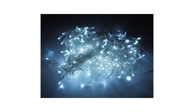 Goodbuy  ICICLE 250 LED gaismas aizkars | 5m | 8 funkcijas | balts