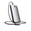 Satechi ST-UCMBAM laptop dock/port replicator USB 2.0 Type-C Black, Silver