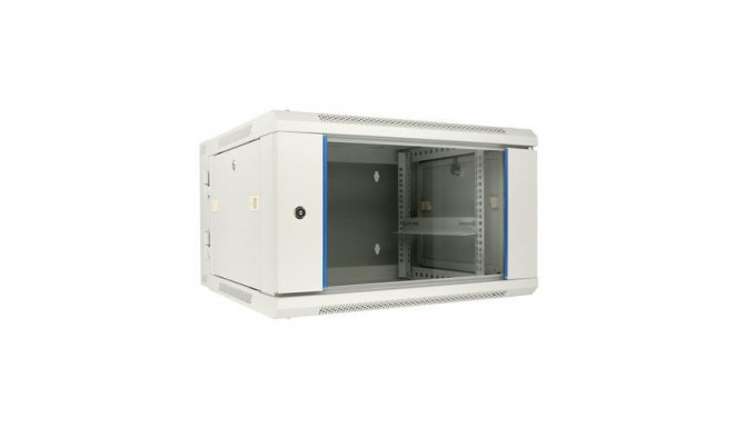 Extralink Rackmount cabinet 6U 600x600 AZH Gray wall mounted, swing type