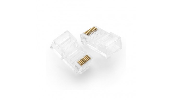 Network Modular Plug RJ45 (8P8C) CAT5/5e UTP for Solid and Stranded Cable (100 pcs)