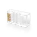 Network Plug RJ45 (8P8C) CAT5/5e UTP for Solid or Stranded Cable (100 pcs)