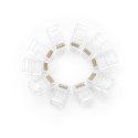 Network Modular Plug RJ45 (8P8C) CAT5/5e UTP for Solid and Stranded Cable (100 pcs)