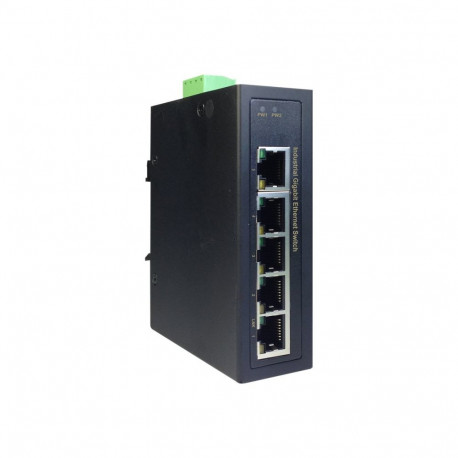 Digitus tööstuslik 5-pordine gigabit-lüliti DN-651107 halduseta DIN-kiskjale paigaldatav