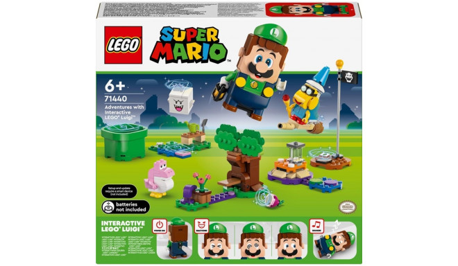 LEGO Super Mario Seiklused LEGO® Luigi™ interaktiivse figuuriga (71440)