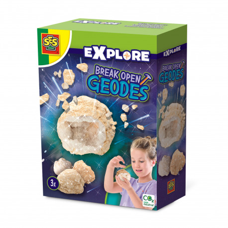 SES Break open geodes