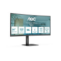AOC | Curved Monitor | CU34V5C/BK | 34 " | VA | WQHD | 21:9 | 100 Hz | 4 ms | 3440 x 1440 | 300 cd/m