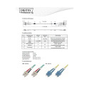 DIGITUS Fiber Optic Patch Cord, SC/SC Multimode 50/125 µ, OM3, Duplex, 2m