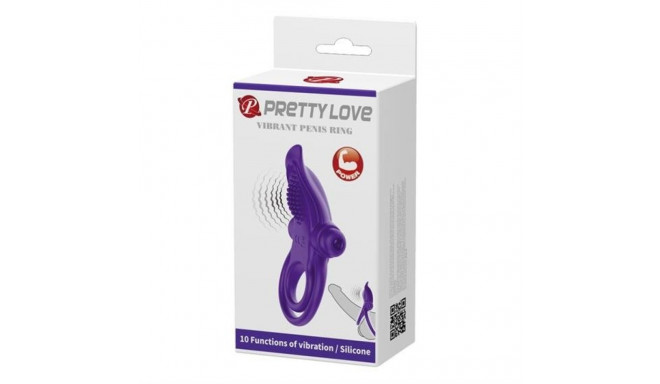 Pretty Love Vibro Penis Ring Purple