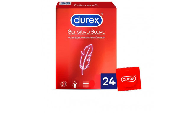 DUREX SENSITIVO SUAVE preservativos 24 u