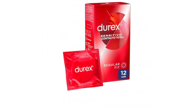 DUREX SENSITIVO CONTACTO TOTAL súper fino preservativos 12 u