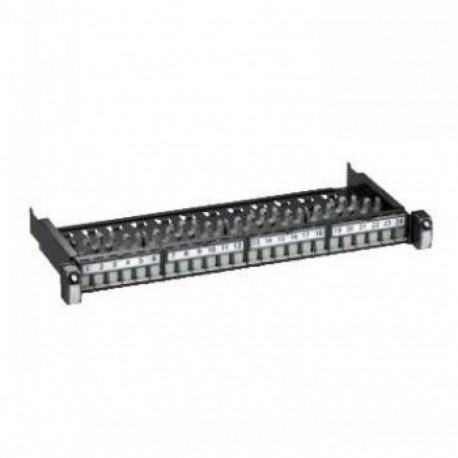 SCHNEIDER ELECTRIC ACTASSI PANEL S1 24XRJ45 STP BLANC 1U ADV