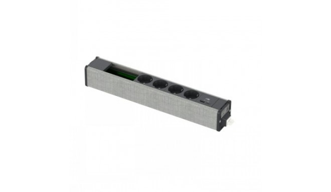 SCHNEIDER ELECTRIC UNICA SYSTEM+ MOD.UNIT 4XSCH+USBA/C+DATA ANTHR/GREY
