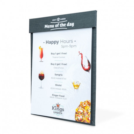 Peleman menüüalus magnetkinnitusega - kašmiir, A4