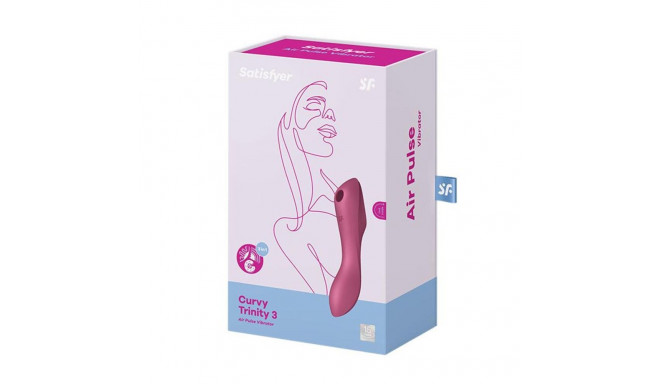 SATISFYER CURVY TRINITY 3 VIBRADOR DE AIRE ROJO 1UN