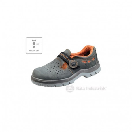 Bata Industrials Riga XW U MLI-B22B3 sandals, dark gray (40)
