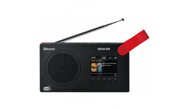 Digital radio with battery SRD 7757B Radio DAB+/FM