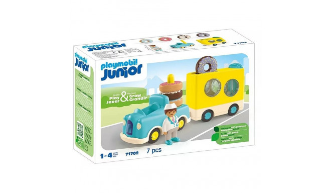 Figures set Junior 71702 Crazy Donut Truck with Stacking and Sorting Features