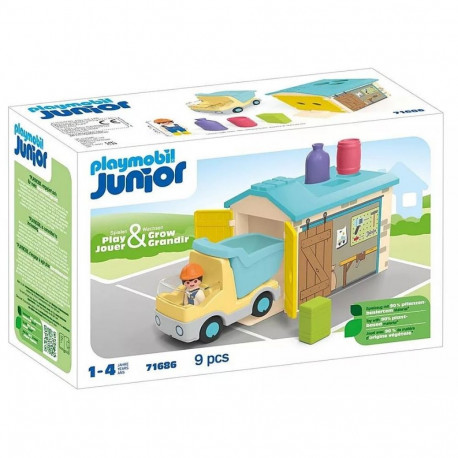 Figures set Junior 71686 Construction Truck with Garage