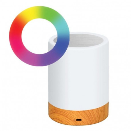 Techly LED värviline juhtmevaba öölamp