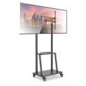 Mobile stand 32-70 inch 70kg with AV Pivot shelf