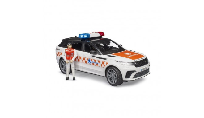 Vehicle Range Rover Velar Fire Engime with figurine