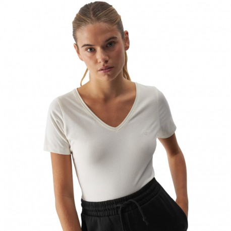 4F naiste t-särk F1649 4FWAW24TTSHF1649 12S S, kreemjas